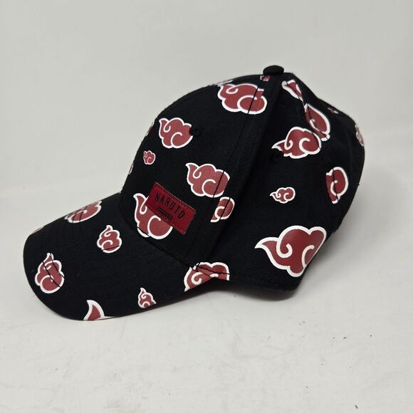 Naruto Akatsuki Clan Logo Snapback Hat Multicolor OSFM Adjustable - Picture 4 of 7